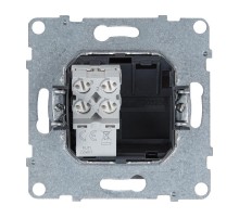 SUNO Телефонная розетка RJ11 одиночная. Цвет "Алюминий"  721361  Legrand