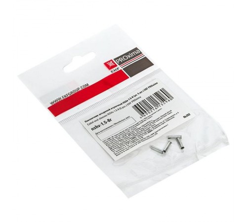 Наконечник штыревой втулочный НШв  1.5-8 (уп5шт) EKF PROxima  nshv-1.5-8r  EKF