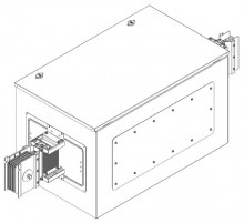 Секц. центр. комп. 800А Al 3L+N+1/2PE IP55 тран. IEK  LB-0800A5-35-F-GC  IEK