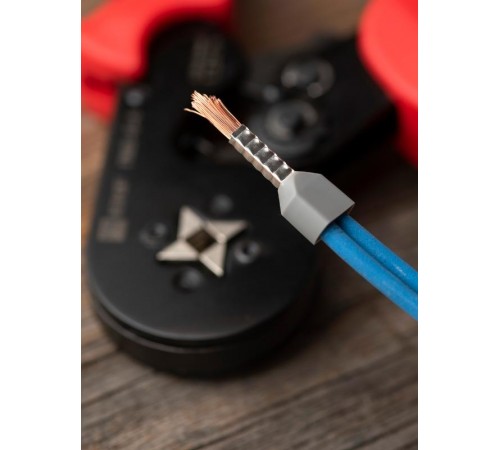 Наконечник штыревой втулочный изолированный НШвИ(2) 4-12 (50шт.) EKF PROxima  nhvi2-4.0-12  EKF