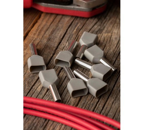 Наконечник штыревой втулочный изолированный НШвИ(2) 4-12 (50шт.) EKF PROxima  nhvi2-4.0-12  EKF