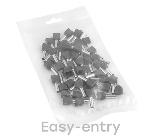 Наконечник штыревой втулочный изолированный НШвИ(2) 4-12 (50шт.) EKF PROxima  nhvi2-4.0-12  EKF