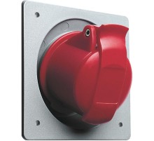 Розетка панельная с угловым унифицированным фланцем 316RAU6, 16A, 3P+E, IP44, 6ч  2CMA193226R1000  ABB
