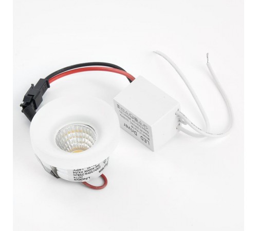 Светильник светодиодный встраиваемый для подсветки мебели LN003 3W 210 Lm 4000К прозрачный  28774  FERON