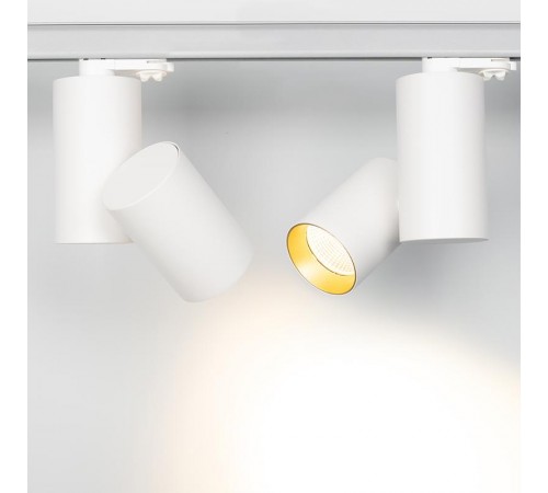 Светильник SP-POLO-TRACK-TURN-R85-15W Warm3000 (WH-GD, 40 deg)  027439  Arlight