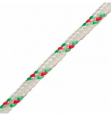Шнур плетеный ПП 10 мм с серд., 24-пряд. высокопр., цветной, 10 м  139915  Tech-KREP