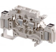Клемма D2,5/8.SFT.ADO2 держатель предохранителя 5х20, 5х25 мм, тест. гнезда диам. 2 или 2,3 мм, ADO 2.5мм.кв., серый  1SNA199184R1100  TE