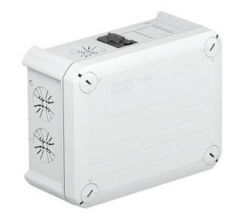 Коробка распределительная T100, 150x116x67 мм, с разъемами Wieland (T100 WS 1S3 3S3A)  2007870  OBO Bettermann