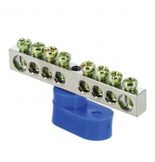 Шина "N" 63.08 (1-н изолятор стойка) никель EKF PROxima  sn1-63-08-1  EKF