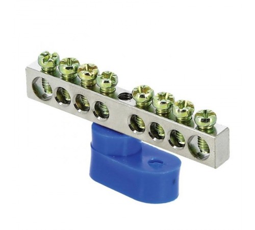 Шина "N" 63.08 (1-н изолятор стойка) никель EKF PROxima  sn1-63-08-1  EKF