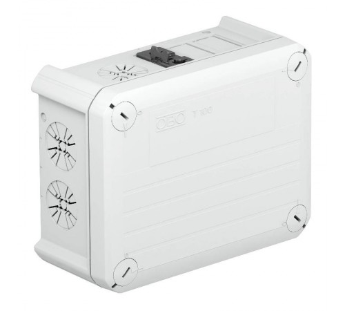 Коробка распределительная T100, 150x116x67 мм, с разъемами Wieland (T100 WS 1S3 3S3A)  2007870  OBO Bettermann