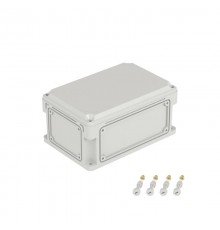 Корпус пластиковый RAM box IP67 300х200х146 мм (высота крышки 21) стенка с выбивными фланцами непрозрачная крышка  532210  DKC