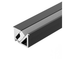 Профиль SL-BEVEL-H10-F14-2000 ANOD BLACK (Arlight, Алюминий)  044084  Arlight