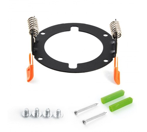 Светильник потолочный под лампу макс 12W, 230V, GX53, черный, HL354  41506  FERON