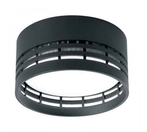 Светильник потолочный под лампу макс 12W, 230V, GX53, черный, HL354  41506  FERON