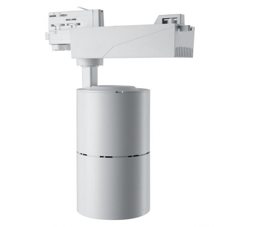 Светильник трековый светодиодный на шинопровод 40W, 3600 Lm, 4000К, 35 градусов, белый, 3х фазный, AL103 со встроенным драйвером  41603  FERON