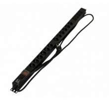 SHE-12SH-4IEC-SF-2.5EU Блок розеток, вертикальный, 12 розеток Schuko, 4 розетки IEC320 C13, 250В, 950x44.4x44.4мм (ДхШхВ) 396986  Hyperline