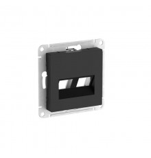 AtlasDesign Карбон Накладка двойная для информационных функций типа Keystone  ATN001090  SE