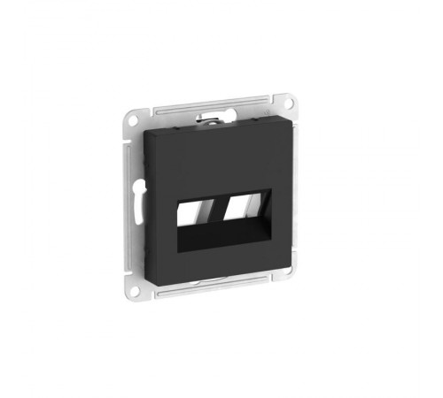 AtlasDesign Карбон Накладка двойная для информационных функций типа Keystone  ATN001090  SE