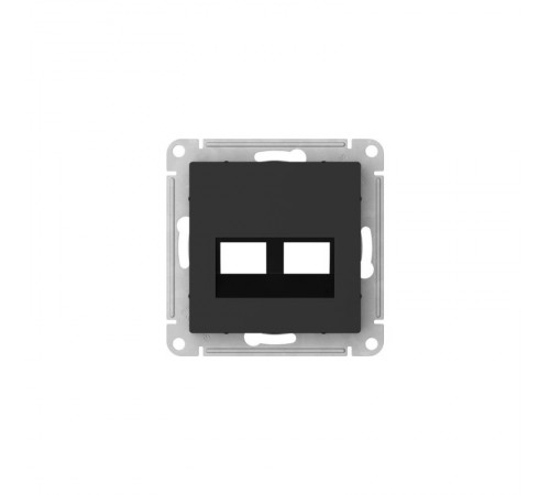 AtlasDesign Карбон Накладка двойная для информационных функций типа Keystone  ATN001090  SE