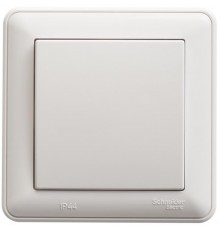 W59 Aqua Белый Переключатель 1-клавишный, 10AX, IP44, (в сборе)  VS610-156B-18  SE