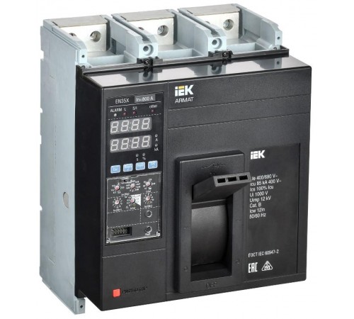 ARMAT Авт. выкл. лит. корпус 3P N 85кА 800А эл. станд.  AR-MCCB-3N-085-0800A-ELSC  IEK