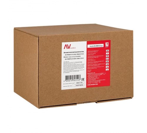 Выключатель автоматический AV POWER-2/3 250А 50kA ETU6.0  mccb-23-250-6.0-av  EKF