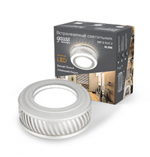 Светильник  Backlight BL086 Кругл. Белый/Белый, Gu5.3, 3W, LED 3000K 1/30  BL086  Gauss