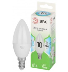 Лампа светодиодная  GREEN LINE LED B35-10W-840-E14 GL E14 10 Вт свеча яркий белый свет  Б0067093  ЭРА