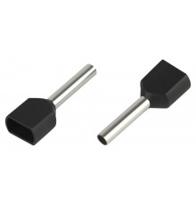 Наконечник-гильза ЭРА NO-225-14 (двойной) НШвИ(2) 1,5-12 с изолированным фланцем (упаковка 10 шт.)   Б0063321  ЭРА