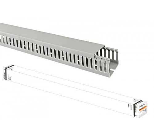 Кабель-канал перфорированный 40х40 перфорация 4/6мм (36 м)  SQ0410-0013  TDM