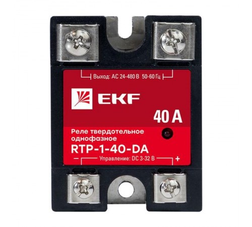 Реле твердотельное однофазное RTP-40-DA EKF PROxima   rtp-1-40-da   EKF