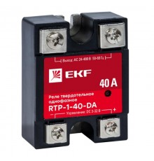 Реле твердотельное однофазное RTP-40-DA EKF PROxima   rtp-1-40-da   EKF