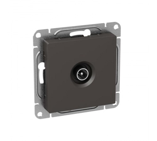 Механизм розетки TV, одиночная, мокко Эпика  UP1-SOM-TV-1 EKF