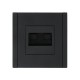 FORTE&PIANO Розетка комп. 2-ая RJ45 кат.6 FP134 черный  FP-K20-2-K02  IEK