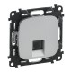 Valena ALLURE DIY Алюминий Розетка ТЛФ 1-ая (RJ11)  753938  Legrand