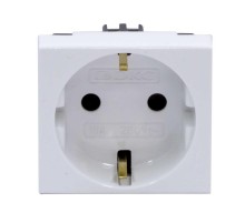 Розетка со шторками з/к 2мод. 16А IP20 белая Viva   45005  DKC