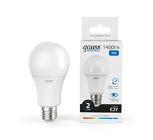Лампа светодиодная LED 15Вт E27 220В 6500К Elementary A60  23235  Gauss