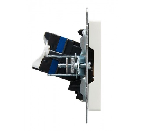 BRITE Розетка компьютерная 2-ая RJ45 кат.6 РК11-2-БрБ белый BR-K20-2-K01  IEK