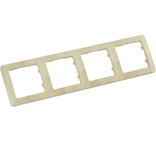 Рамка четырёхместная, скрытой установки, цвет сосна  Р404-02  HEGEL