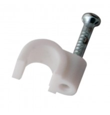 Крепеж кабеля круглый 3 мм, белый (упак. 50 шт.)  07-4003  REXANT