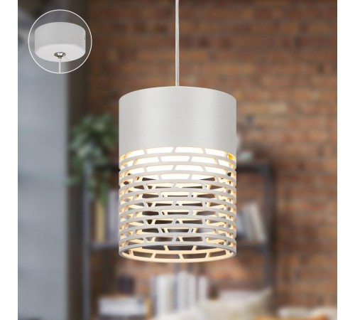 Светильник подвесной (подвес)  PL29 WH цоколь GX53 потолочный цилиндр белый  Б0061374  ЭРА