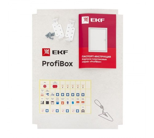 Щит распределительный встраиваемый "ProfiBox" 24+4 модуля IP41 PROxima  profibox-24+4  EKF