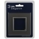 Рамка для розеток и выключателей Elegance 14-5101-16 на 1 пост, стекло, титан  Б0065833  ЭРА