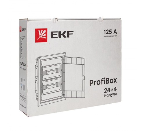 Щит распределительный встраиваемый "ProfiBox" 24+4 модуля IP41 PROxima  profibox-24+4  EKF