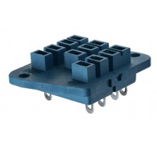 Розетка для монтажа на плате для реле 62.31, 62.32, 62.33; в комплекте металлическая клипса 092.54; монтажный фланец  9233SMA  Finder