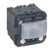 Клавиша одинарная нажимная (кнопка) для выкл-ля/кнопки пластик алюминий матовая IP20 с полем д/мар-ки Gira System 55  067026  GIRA