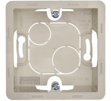 Inspiria Слоновая кость Коробка накладного монтажа 1-местная О/У  673981  Legrand