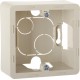 Inspiria Слоновая кость Коробка накладного монтажа 1-местная О/У  673981  Legrand