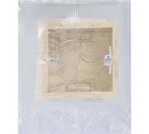 Inspiria Слоновая кость Коробка накладного монтажа 1-местная О/У  673981  Legrand